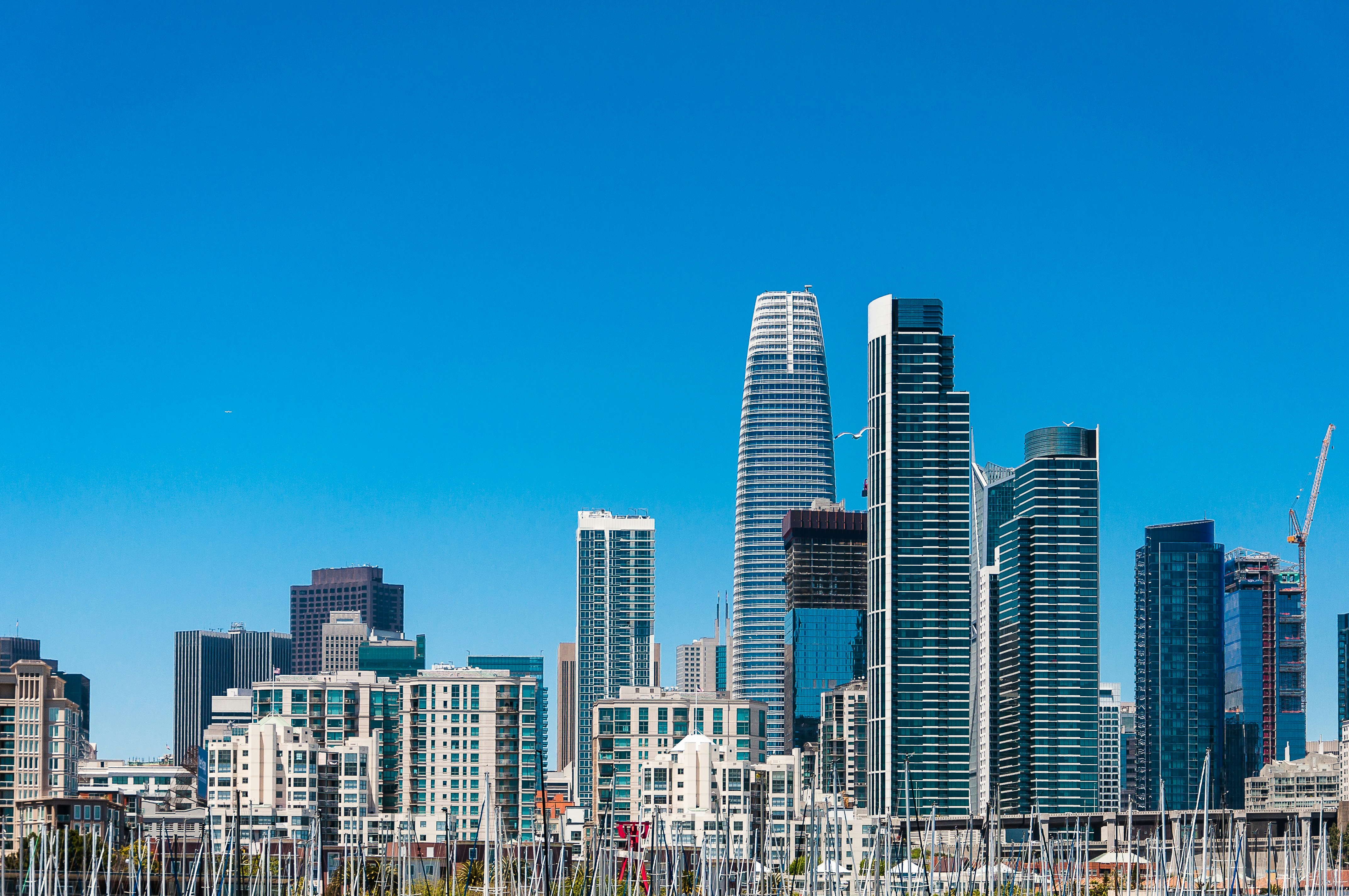 city under blue sky at daytime